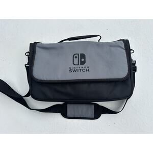 NINTENDO SWITCH Brand Messenger BAG Storage Gamer Case Shoulder Strap Grey Xbody